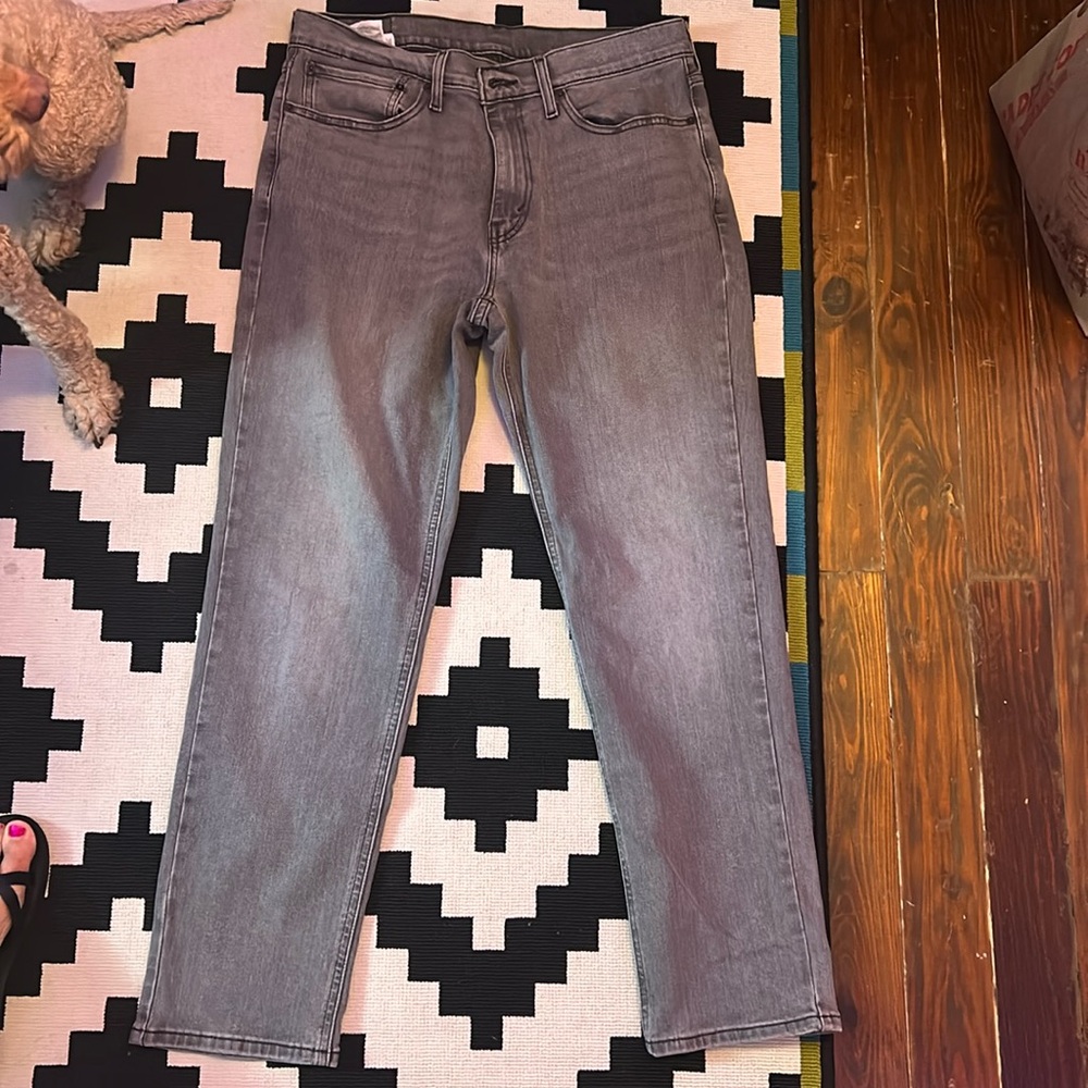 Levis mens 541 34x 32 gray denim jeans pants